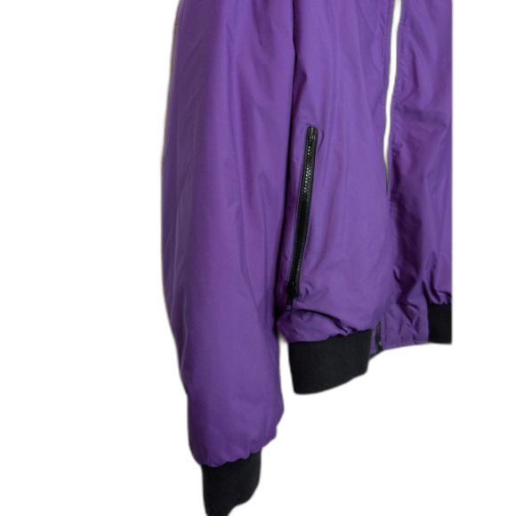 Vintage Woolrich Reversible Puffer Jacket Womens Sz L Retro Throwback - Picture 2 of 12